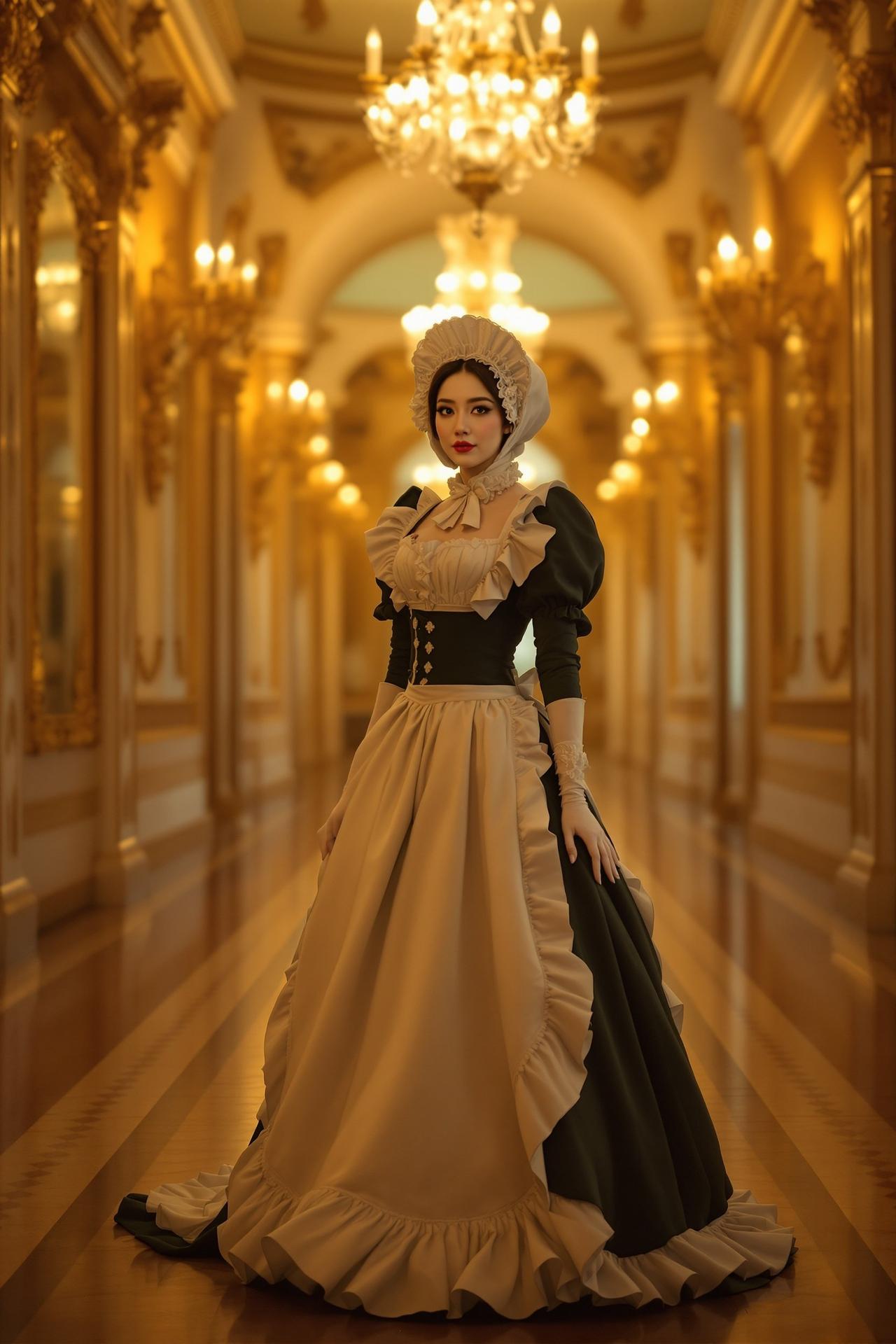 吃瓜福利-宫廷女仆-女仆装写真作品